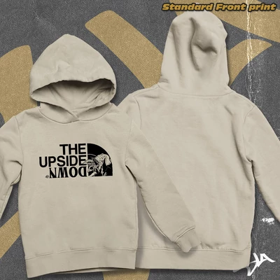 The Upside Down oversized-hoodied sweatshirt - Standard front print