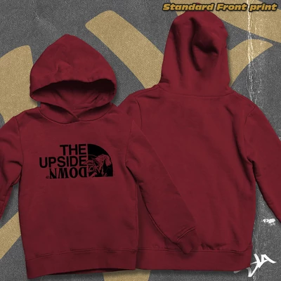 The Upside Down oversized-hoodied sweatshirt - Standard front print