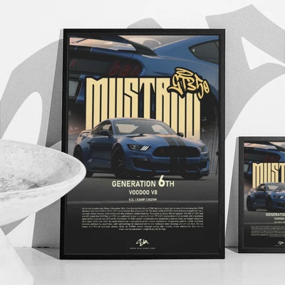 Mustang GT350 '20 poster (medium size)