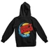 Drift King Zipper kapucnis pulóver (hátán nyomott) - Fekete