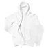 Drift King Zipper kapucnis pulóver (eleje) - Fehér