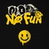No turbo NO FUN minta - Fekete