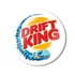 Drift King matrica - Fehér