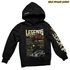 Legends Never Fade  oversized hoodied sweatshirt - SLA front print