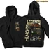 Legends Never Fade zipper hoodie - SLA fullprint