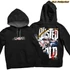 Got busted and sold it contrast-hoodied sweatshirt - SLA fullprint