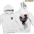 HWA - Félig ébren Oversize Hoodie pulóver - SLA fullprint
