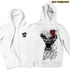 HWA - Félig ébren Zipper Hoodie pulóver - SLA fullprint