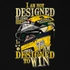 Designed to win minta - Fekete