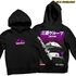 Evolution Nine Oversize Hoodie pulóver - SLA fullprint