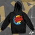 Drift King oversized hoodied sweatshirt - Standard back print