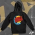 Drift King contrast-hoodied sweatshirt or zipper hoodie - Standard back print