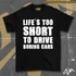 Life's too short unisex oversized t-shirt - Standard front print
