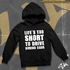 Life's too short oversized hoodied sweatshirt - Standard front print