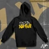 No turbo NO FUN oversized hoodied sweatshirt - Standard back print
