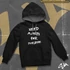 Need Money For contrast-hoodied sweatshirt - Standard front print