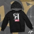 Send it - Luci contrast-hoodied sweatshirt - Standard front print