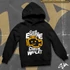Check engine check wallet oversized hoodied sweatshirt - Standard front print