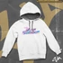 The Slow and the Serious contrast-hoodied sweatshirt - Standard front print