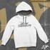 The Slow and the Serious contrast-hoodied sweatshirt - Standard front print