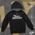 The Slow and the Serious contrast-hoodied sweatshirt - Standard front print