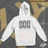 OCD contrast-hoodied sweatshirt or zipper hoodie - Standard back print