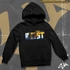 Boost oversized hoodied sweatshirt - Standard front print