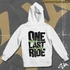 One last ride contrast-hoodied sweatshirt hoodie or zipper hoodie - Standard back print