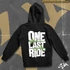 One last ride contrast-hoodied sweatshirt hoodie or zipper hoodie - Standard back print