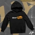 Track Hub oversized hoodied sweatshirt - Standard front print