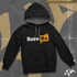 Track Hub contrast-hoodied sweatshirt hoodie - Standard front print