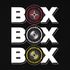Box Box Box minta - Fekete