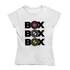 Box Box Box női póló - Fehér