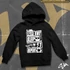 Eat Sleep F1 Repeat oversized hoodied sweatshirt - Standard front print