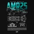 Aston Martin AMR25 minta - Fekete