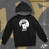 McFly go home contrast-hoodied sweatshirt - Standard front print