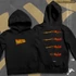 DeLorean evolution oversized hoodied sweatshirt - SLA Fullprint