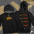 DeLorean evolution contrast-hoodied sweatshirt - SLA Fullprint