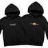 McQueen & Sally oversize kapucnis pulóverek eleje