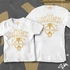 Big and Small Block kid and man style t-shirts - Standard Front Print
