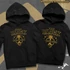 Big & Small Block Twin Fit Kids and oversized hoodied sweatshirts - Standard front print